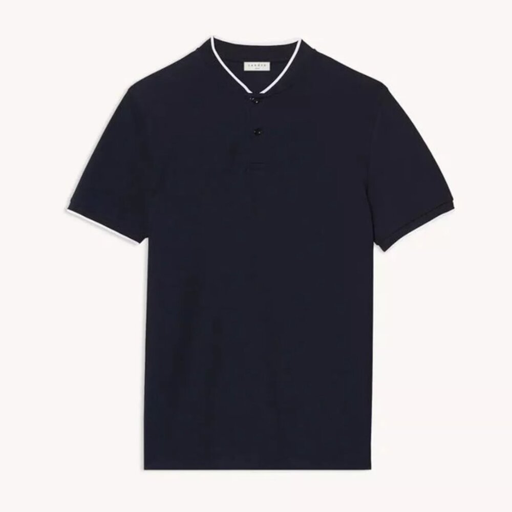 Sandro Olympic Piqué Polo Slim Fit Shirt